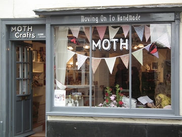 Moth shop window