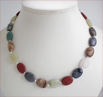 Mixed Jasper Necklace