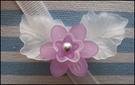 lucite flower brooch two