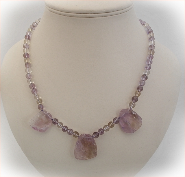 Ametrine Slabs necklace (CG38)