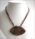 Rainforest Jasper Pendant Necklace (D47)