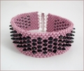 Pink Dragon Beadwork Bracelet (BWB001)