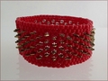 Red Dragon Beadwork Bracelet (BWB009)