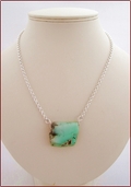 Chrysoprase Pendant Necklace (SS106)