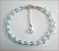 Blue Topaz and Pearl Precious Friendship Bracelet (SM128)