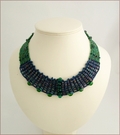 Peacock Beadwork Collar (BW0011)