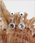 White Topaz Earrings (DDE20)