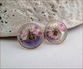 Magenta Dragonfly Earrings (BWD06e)