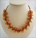 Flames of Flowers Beadwork Necklace (BW110)