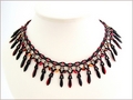 Flames Collar Necklace (BW111)