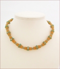 Kingfisher Beadwork Necklace (BB119)