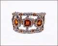 Twenties Topaz Beadwork Bracelet (BB45)