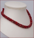 Everyday Rope Necklace - Red (BW146)