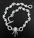 Silvery Moon Necklace (BLBN02)