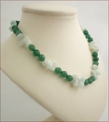 Aventurine and Hemimorphite Necklace (LS04)