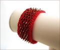 Red Dragon Beadwork Bracelet (BWB009)