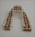 Pearly Queen Beadwork Bracelet (BB012)