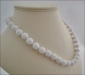 White Candy Jade Necklace (BH93)