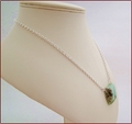 Chrysoprase Pendant Necklace (SS106)