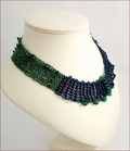 Peacock Beadwork Collar (BW0011)