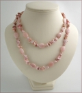 Pink Opal Long Necklace (CG65)