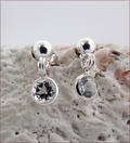 White Topaz Earrings (DDE20)