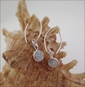 Druzy Quartz Earrings in Sterling Silver (DDE21)