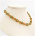 Kingfisher Beadwork Necklace (BB119)