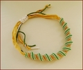 Cellini Spiral Necklace with silk (BW134)