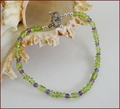 Peridot and Amethyst Precious Friendship Bracelet (SM139)