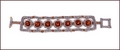 Twenties Topaz Beadwork Bracelet (BB45)