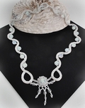 Silvery Moon Necklace (BLBN02)