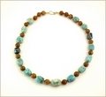 African Opal and Jasper Necklace (D52)