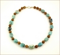 African Opal and Jasper Necklace (D52)