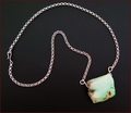 Chrysoprase Pendant Necklace (SS106)