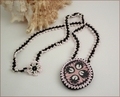 Pink Porcelain Pendant (BW63)