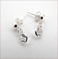 White Topaz Earrings (DDE20)