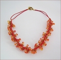 Flames of Flowers Beadwork Necklace (BW110)