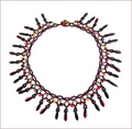 Flames Collar Necklace (BW111)