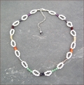 Moonstone & Crystals Necklace (CG71)