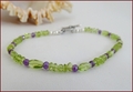 Peridot and Amethyst Precious Friendship Bracelet (SM139)