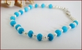 Turquoise & Pearl Precious Friendship Bracelet (SM145)