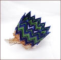 Stormy Seas Zig Zag Beadwork Bracelet (BB43)