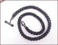 Everyday Rope Necklace - Gunmetal (BW147)