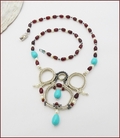 Arte Nouveau Beadwork Necklace (BW152)