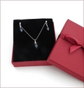 Blue Topaz Pendant and Earrings Set (SM104)