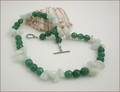 Aventurine and Hemimorphite Necklace (LS04)