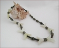 Flights of Fancy Aventurine and Serpentine Necklace (LS94)