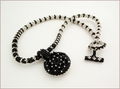 Dark to Light Beadwork Pendant Necklace (BW25)