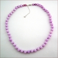 Lavender Candy Jade Necklace (BH89)